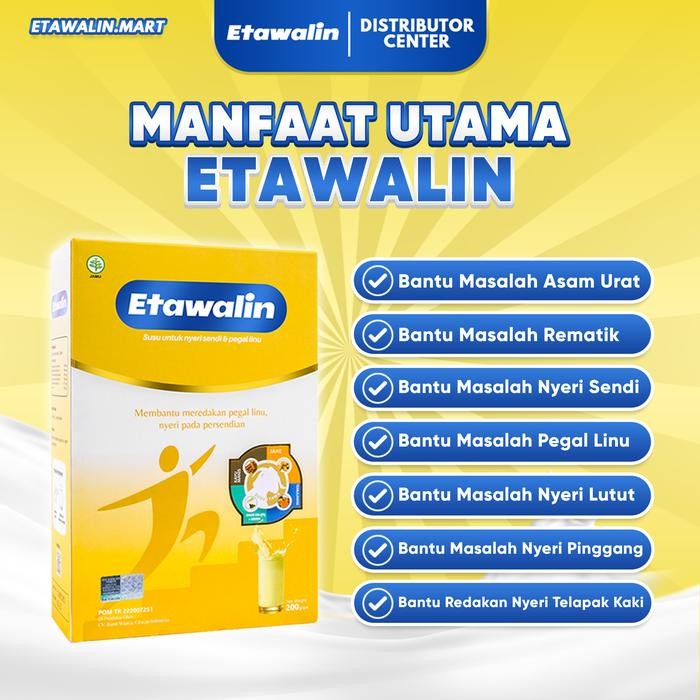 

BARANG TERLARIS [Etawalin 3 Box] - Susu Kambing Etawa Herbal BPOM & HALAL 200gr Membantu Masalah