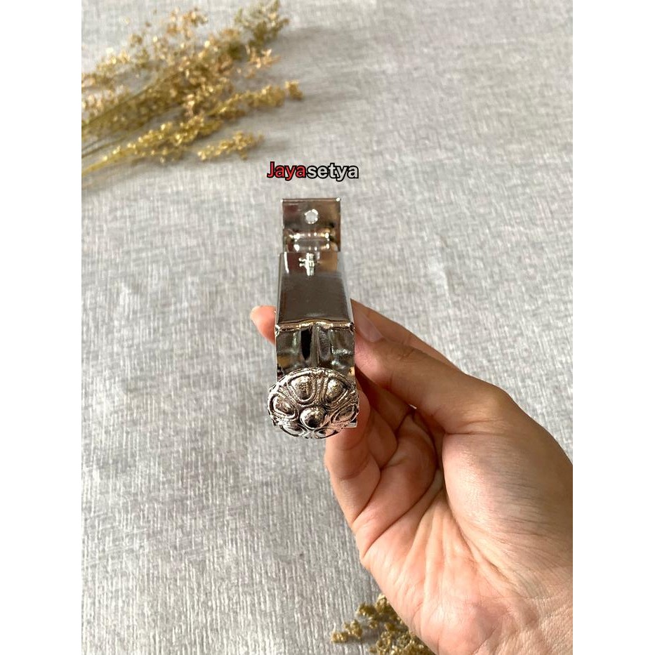 PREMIUM Bracket Rollet Penyangga Batang Gorden Bulat Kaki Rollet Gorden