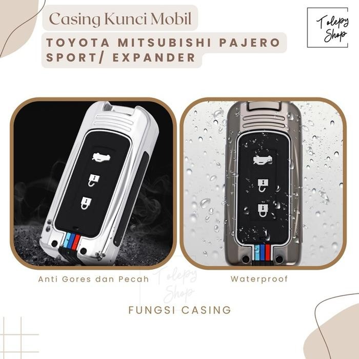 Produk Terbaru Tolepy Cover Kunci Mitsubishi Pajero Sport / Xpander / Xpander Cross / Sarung Kunci