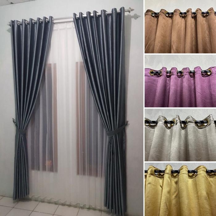 PREMIUM Gorden Blackout Premium Polos / Gorden Jendela Tebal