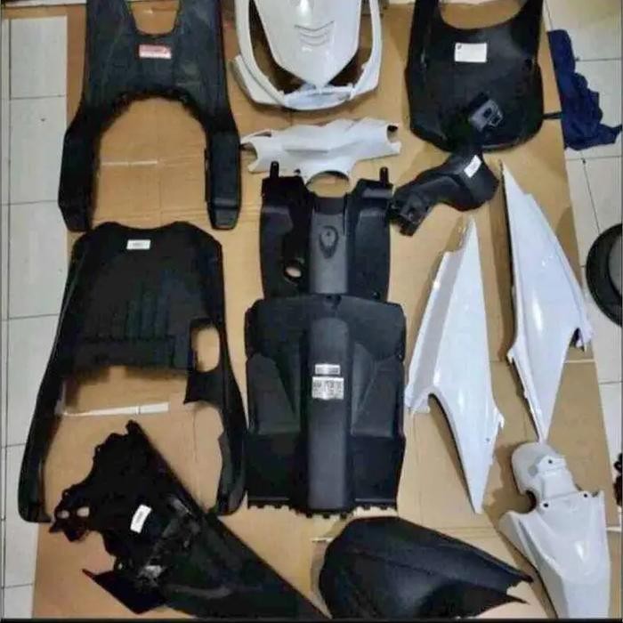 Cover Body Full Kasar Halus Honda Beat Karbu 2010 2012 Putih