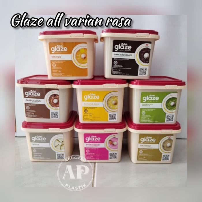 

Stok Baru Glaze aneka rasa / topping donat / coklat cair / topping kue 250 gram