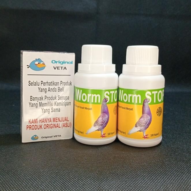 WORM STOP PRODUK BARON ORIGINAL AMPUH UNTUK MEMBASMI PARASIT MERPATI