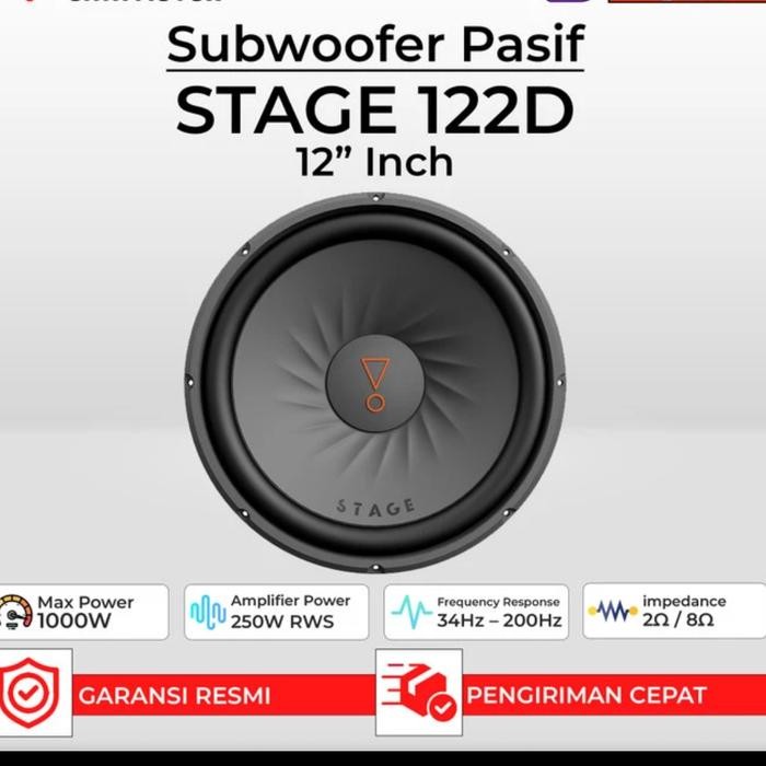 SUBWOOFER JBL 12INCH STAGE 122D SPEAKER MOBIL