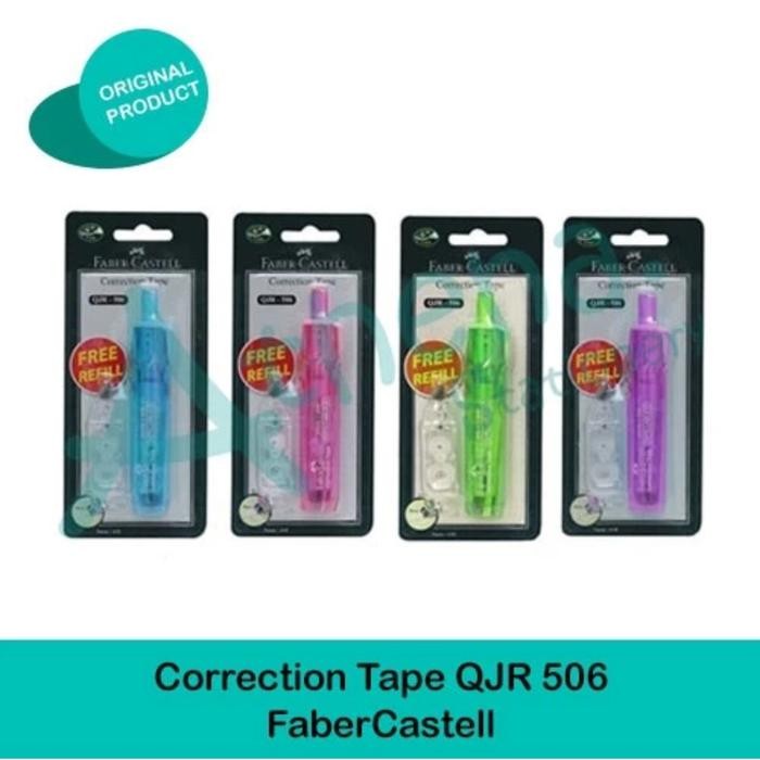 

faber-castell correction tape refill set 2 for qar/qjr kode 1167