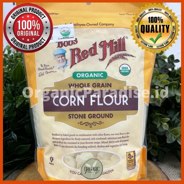 

SALE !!! BOB'S RED MILL ORGANIC CORN FLOUR 624 GR / TEPUNG JAGUNG ORGANIK READYY
