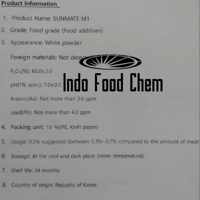 

SALE !!! PHOSMIX - SUNMATE KOREA - PENGENYAL MAKANAN 500 GR READYY