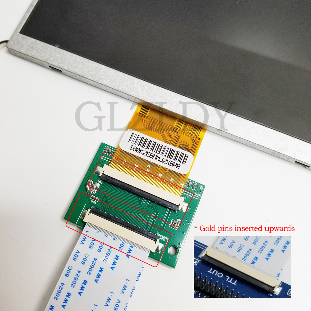 7 Inch Claa070Ma0Acw 800X600 4:3 60Pin Ttl Lcd Display Screen Hdmi Vga Av Controller Driver Board