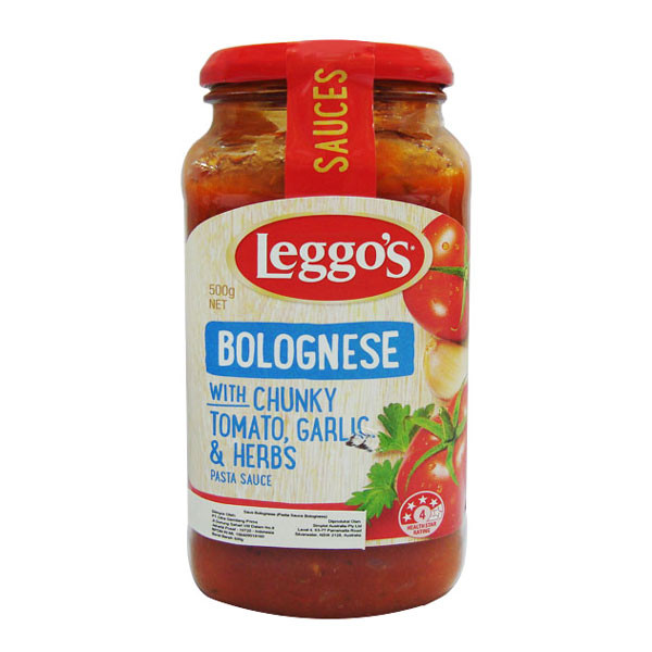 

LEGGOS BOLOGNESE PASTA SAUCE 500 GR