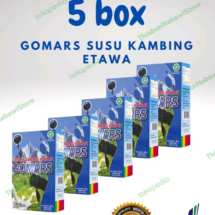 

Barbara.storee Gomars Susu Kambing Etawa Bubuk Paket 5 Box