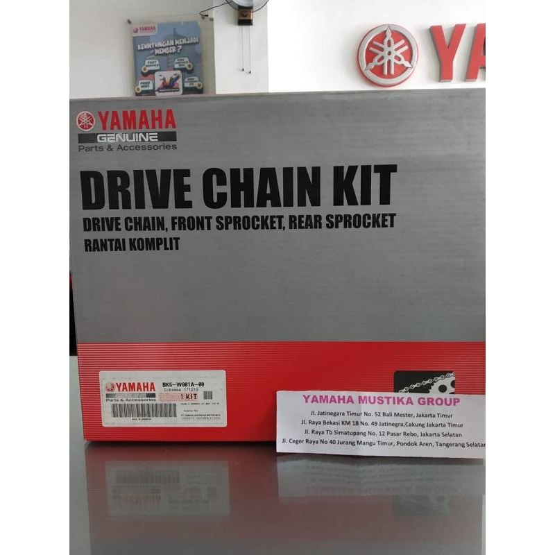 Gear Set Rantai Set R15 V3 Original Yamaha Genuine Part
