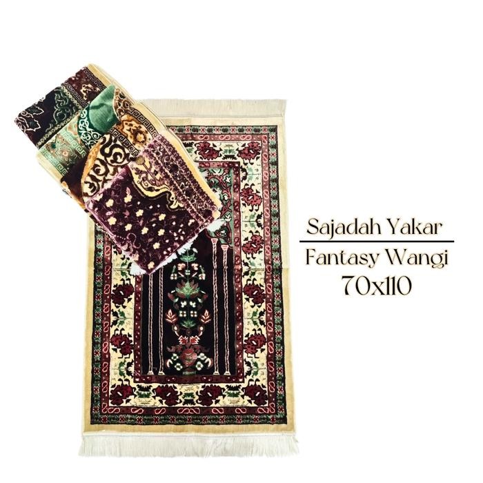 Sajadah Exclusive Yakar Fantasy / Sajadah Wangi / Sajadah Turki