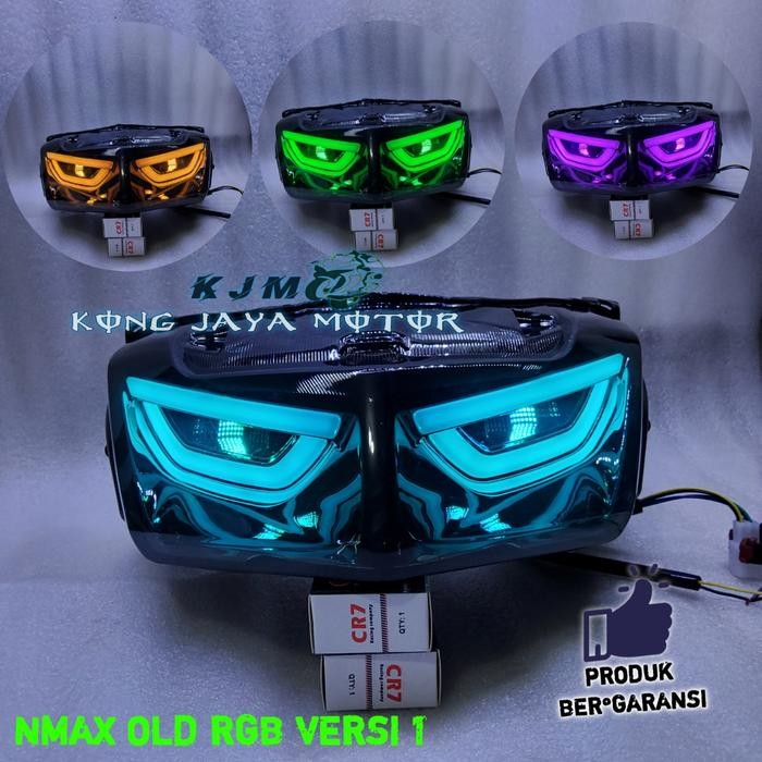 Lampu Belakang Nmax Old Stoplamp Nmax Old Rgb Cr7 Running