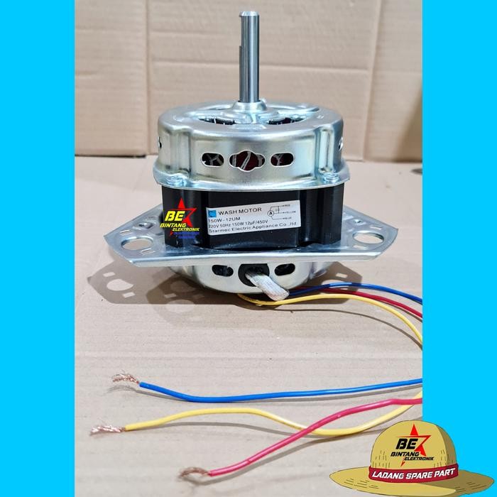 DINAMO WASH 150W MOTOR PENCUCI MESIN CUCI AQUA SANKEN PANFILA MIDEA