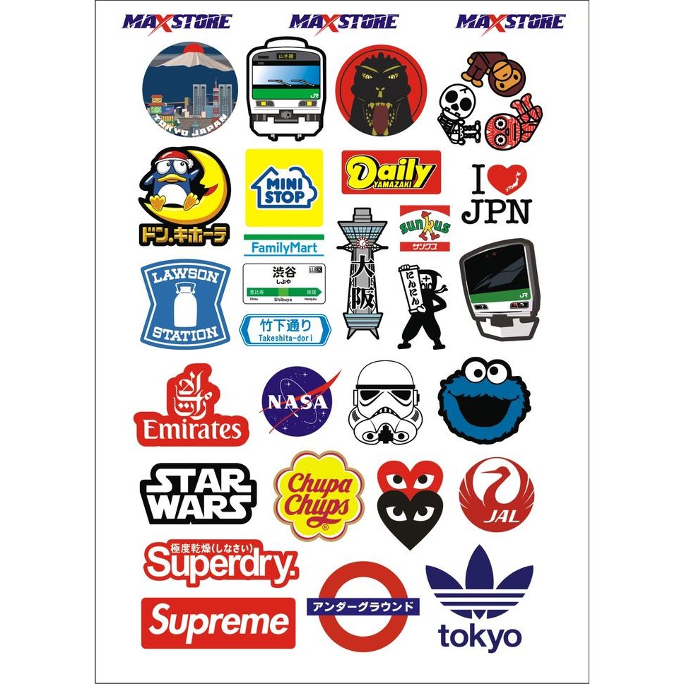 

JAPAN STICKER / JAL STICKER / TRAVEL STICKER / STICKER KOPER