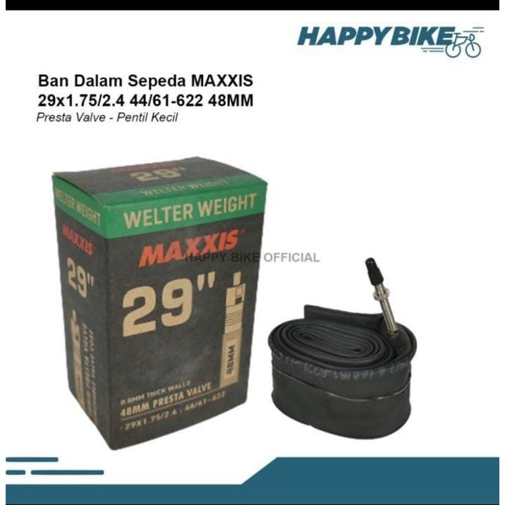 Maxxis Tube Ban Dalam Sepeda 29 X 1.75/2.4 48Mm Fv Ban Sepeda Mtb Downhill #Gratisongkir