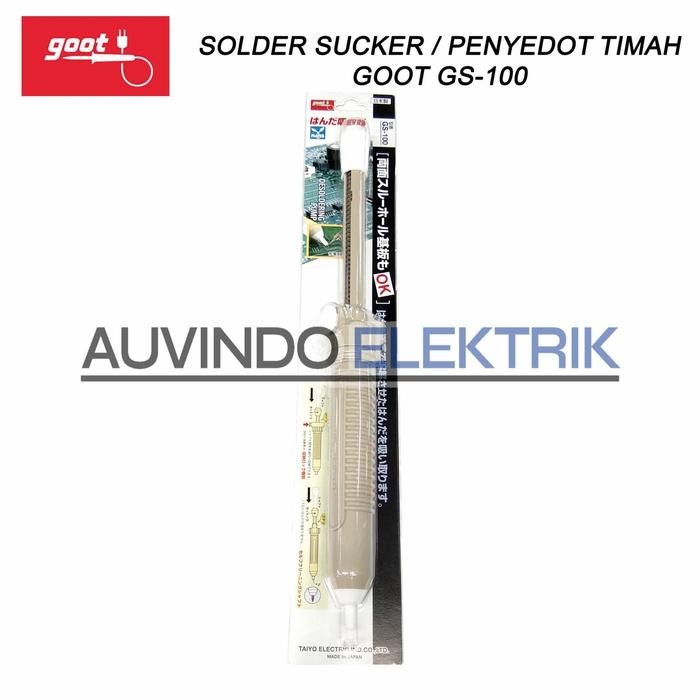 Sedotan Timah Goot GS 100 JAPAN Penyedot timah Desoldering