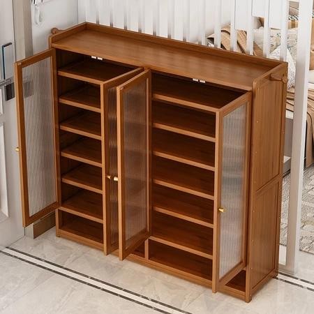 Rak Sepatu Tertutup / Lemari Sepatu Susun / Rak Sepatu Transparan Minimalis Modern