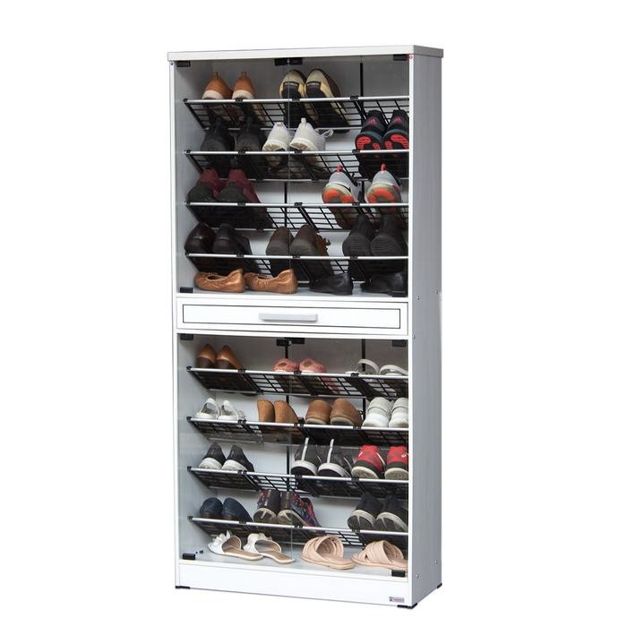 Rak Sepatu Huga 4700 Full Pintu Kaca