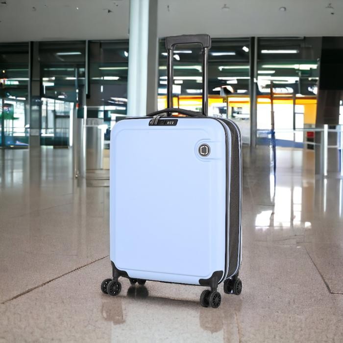 Luggo Ultra Slim Koper Abs Tsa Lock Expandable Hardcase Luggage Koper Kabin Dengan Tsa Tas