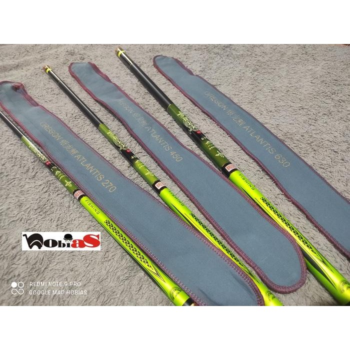joran pancing tegek Oregon Atlantis 270. 300. 450. 540. 630. 720