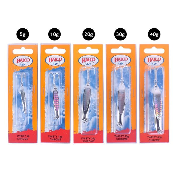 Halco Twisty Umpan Lure Spoon Pilih Ukuran
