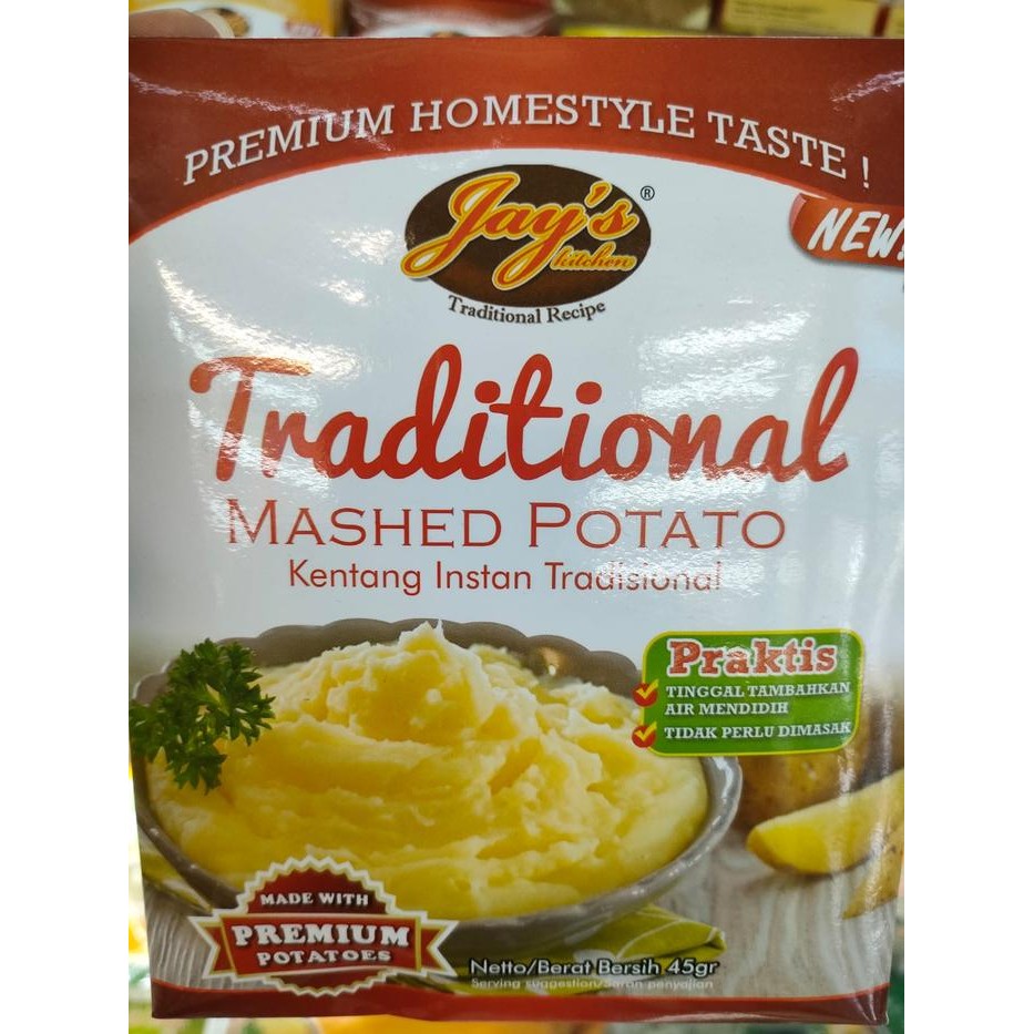 

JOY'S TRADITIONAL MASHED POTATO NEW 45GR