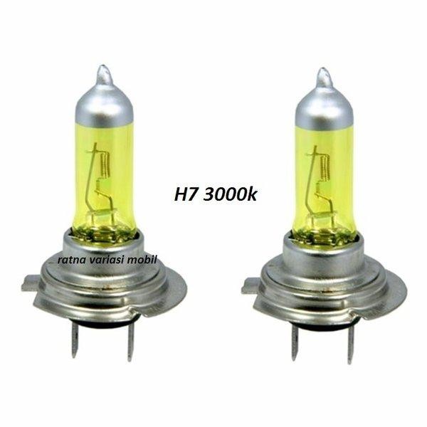 Bohlamp H7 Kuning Halogen H7 Kuning Bohlam H7 Kuning Lampu H7 Kuning Kode 010