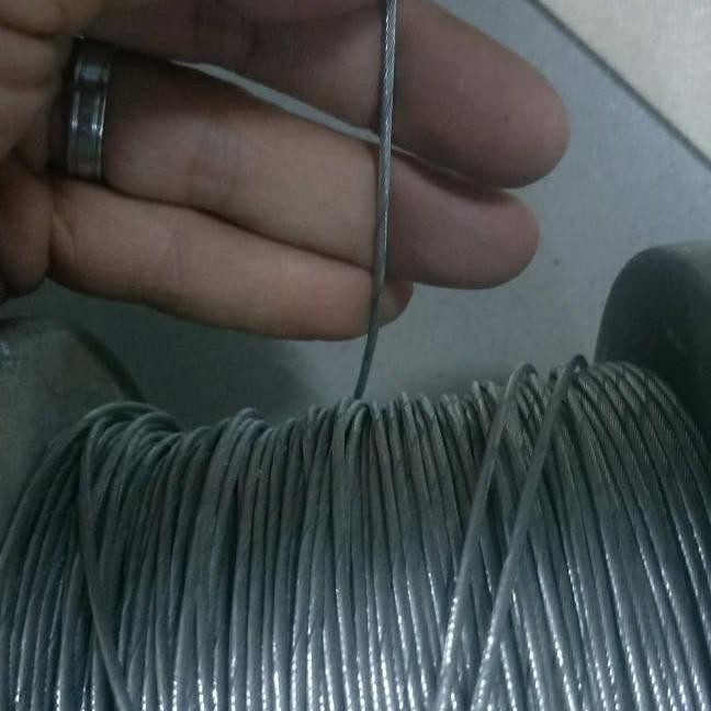 PREMIUM kawat seling 4mm/wire seling /wire rope 4mm galvanis/kawat seling 4mm