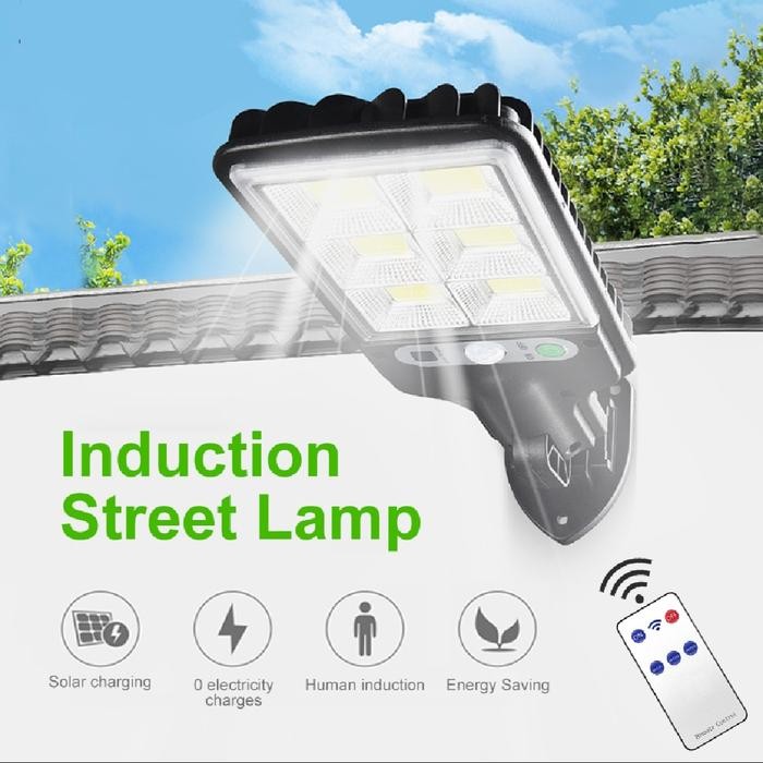 PREMIUM Lampu jalan solar tenaga Surya otomatis