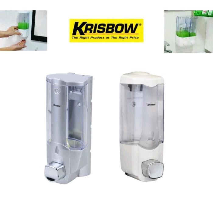 PREMIUM dispenser sabun cair krisbow 380 ml / krisbow soap dispenser / tempat sabun cair pencet