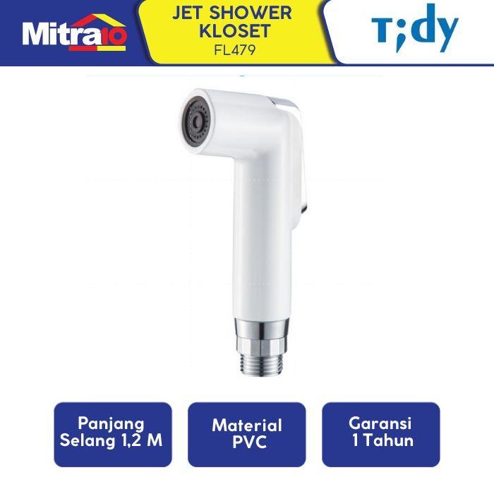 PREMIUM Tidy Jet Shower White