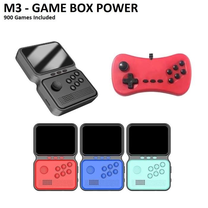 M3 - Game Power Box Handheld Console 3.0 inch - 900 Games in 1 - Game Klasik 900 in 1