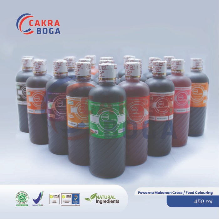 

Pewarna Makanan Cross 450 ml / Food Colouring