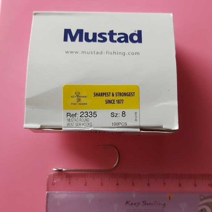 Kail Mata Pancing Mustad No 8 Cap Kunci 2335