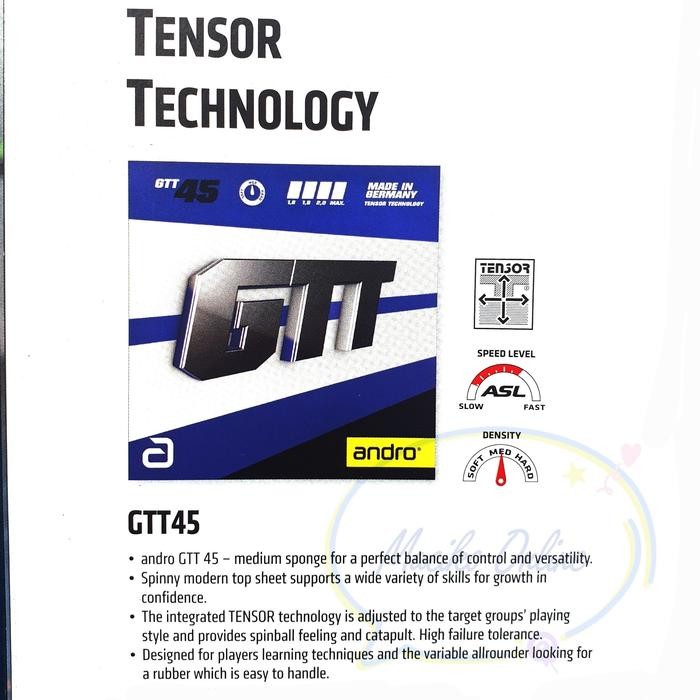 Terbaru Andro Gtt 45 Max ~ Karet Pingpong Andro Gtt 45