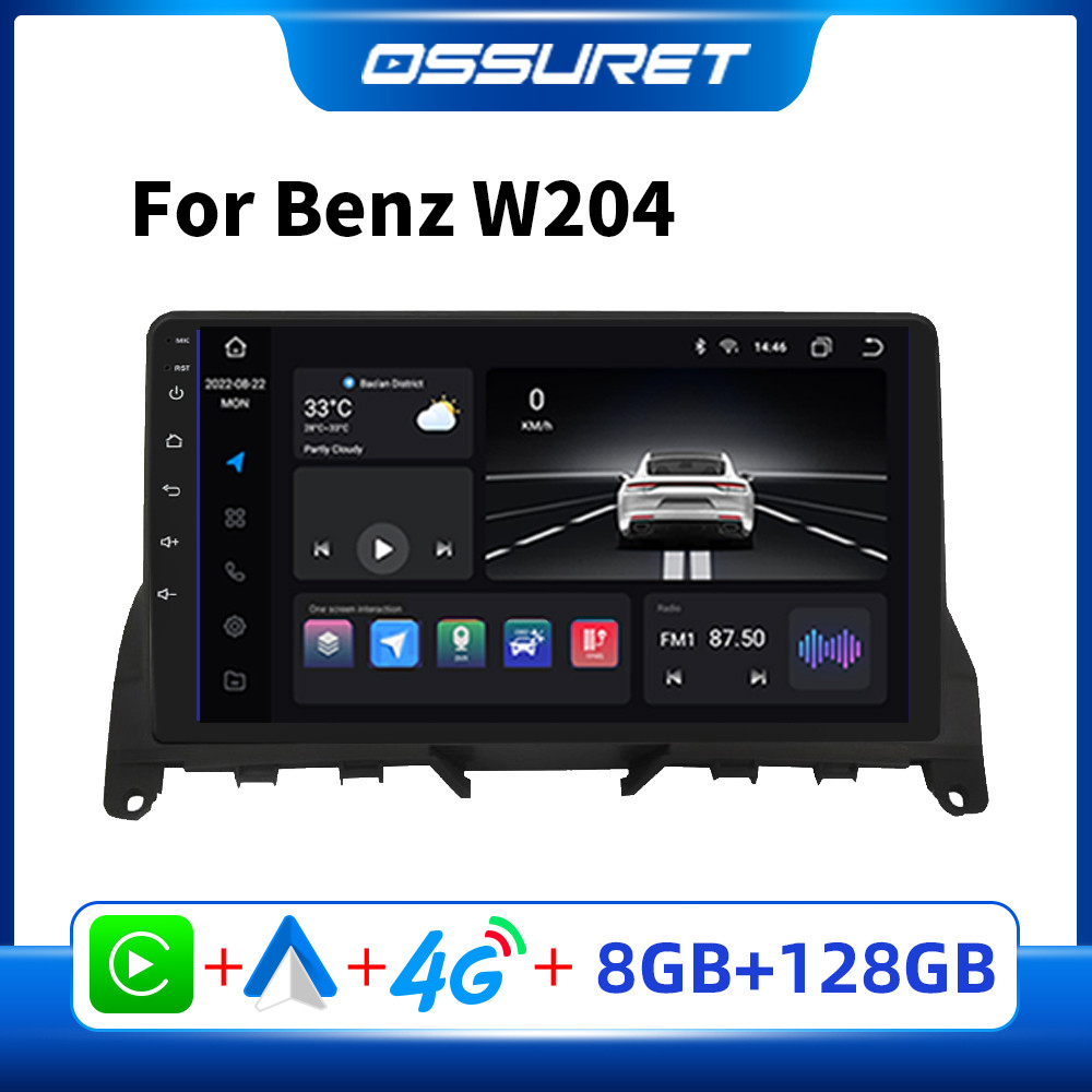 Car Radio Android Multimedia Player for Mercedes Benz C Class 3 W204