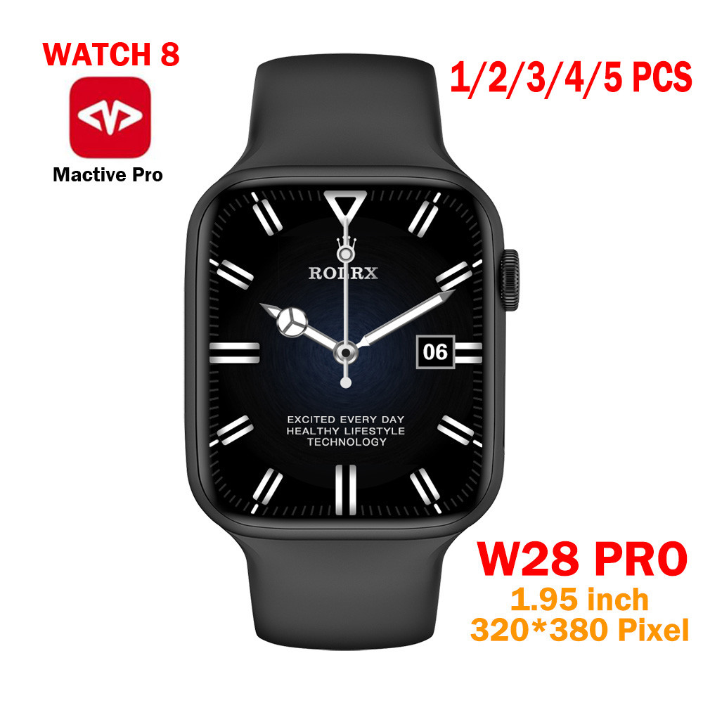 1/2/3/4/5PCS IWO W28 PRO 1.95inch Smart Watch Series 8 Wireless