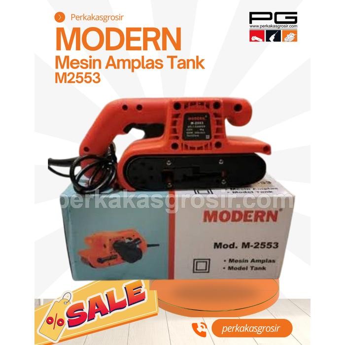 Modern M2553 Mesin Amplas Belt Mesin Belt Sander M-2553