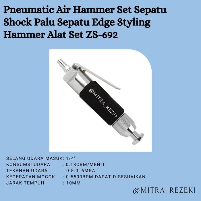 Pneumatic Air Hammer Set Sepatu Shock Palu Sepatu Edge Styling Zs-692