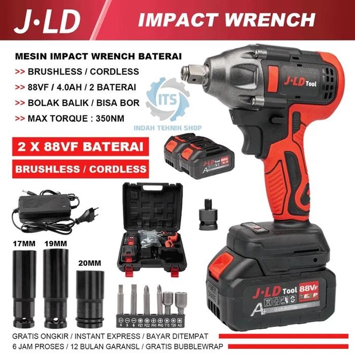 Promo Cordless Impact Wrench Brushless 48V Jld J.Ld