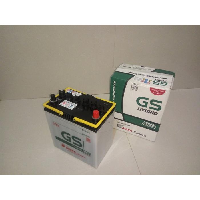Aki Gs Hybrid Ns40Zl Untuk Mobil Karimun,Grand Livina, Jazz
