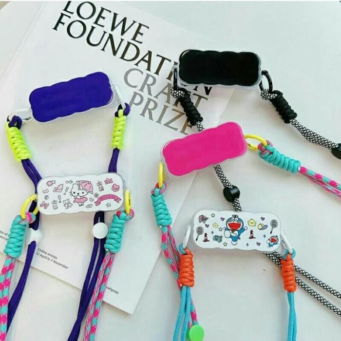 

[Deli Atk] Tali Lanyard Universal Gantungan Hp Tali Bisa Panjang Pendek
