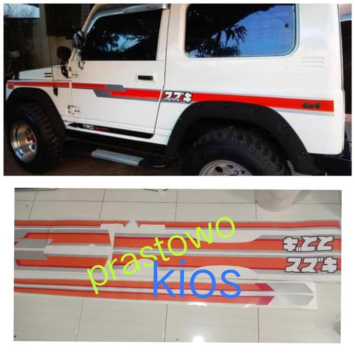Striping Sticker Stiker Lis Body Suzuki Jimny Katana