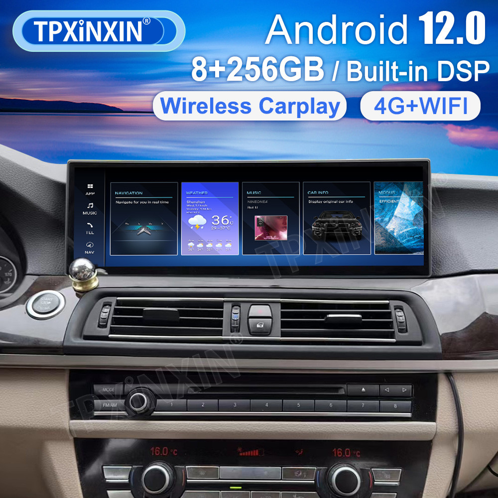 14.9 inch Screen For BMW 5 Series F10 F11 F12 2011-2017 Android 12