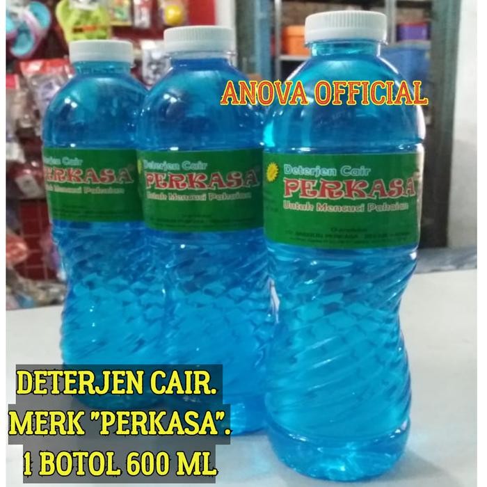 PER DUS. DETERJEN CAIR. MERK "PERKASA".ISI 600 ML. (SABUN CUCI PIRING)