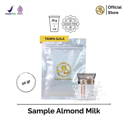 

Sample Bubuk Minuman Premium Rasa Rasa Almond Milk Halal 20gr Siap Seduh | JBD