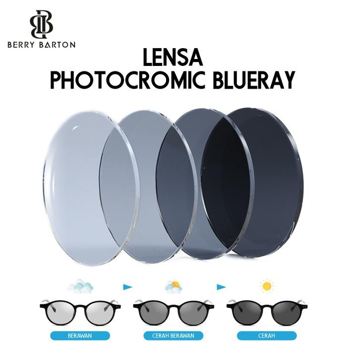 Berrybarton Lensa Minus, Plus , Anti blueray dan photocromic