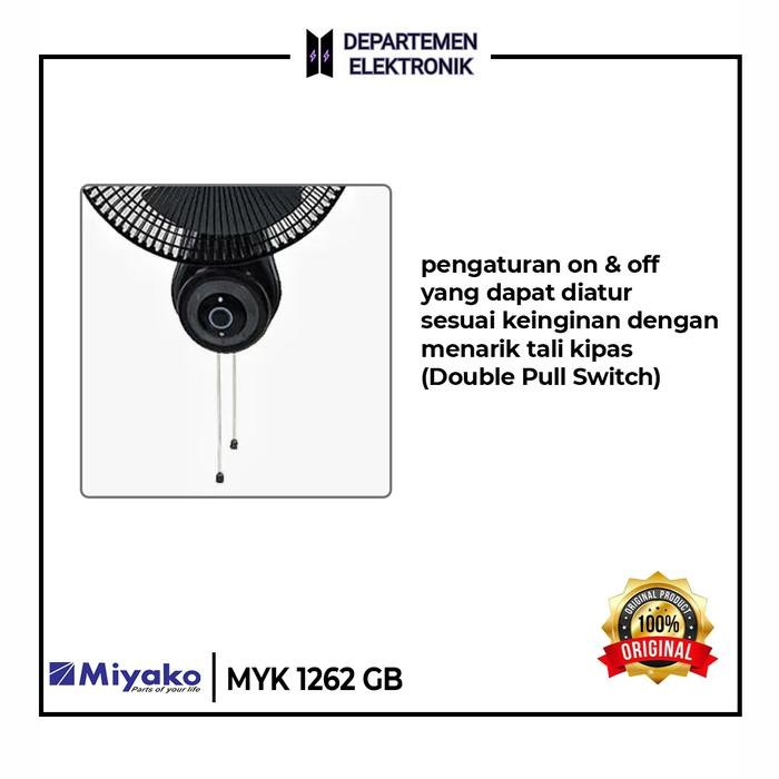 MIYAKO KIPAS ANGIN DINDING / WALLFAN MIYAKO 12 INCH 1262 GB