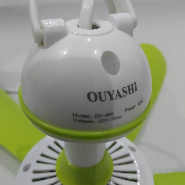 KIPAS ANGIN GANTUNG OUYASHI MINI CEILING FAN 5 BALING BALING OY-660